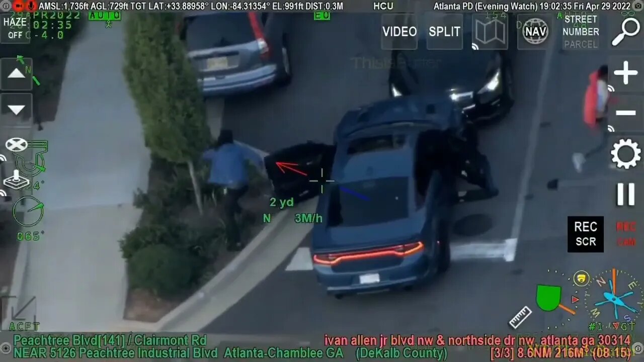 Video released of 'relentless pursuit' where officers tracked down suspected car thieves