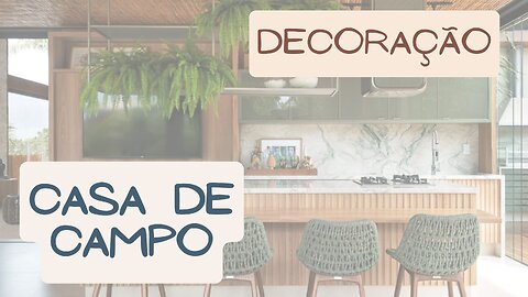 Decoração Rústica