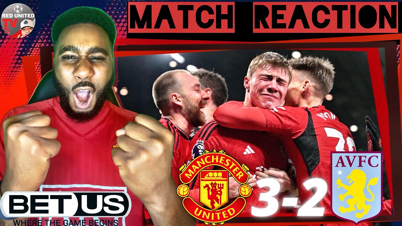 MANCHESTER UNITED 3-2 ASTON VILLA | Hojlund! FAN REACTION | Premier League Ivorian Spice Reacts