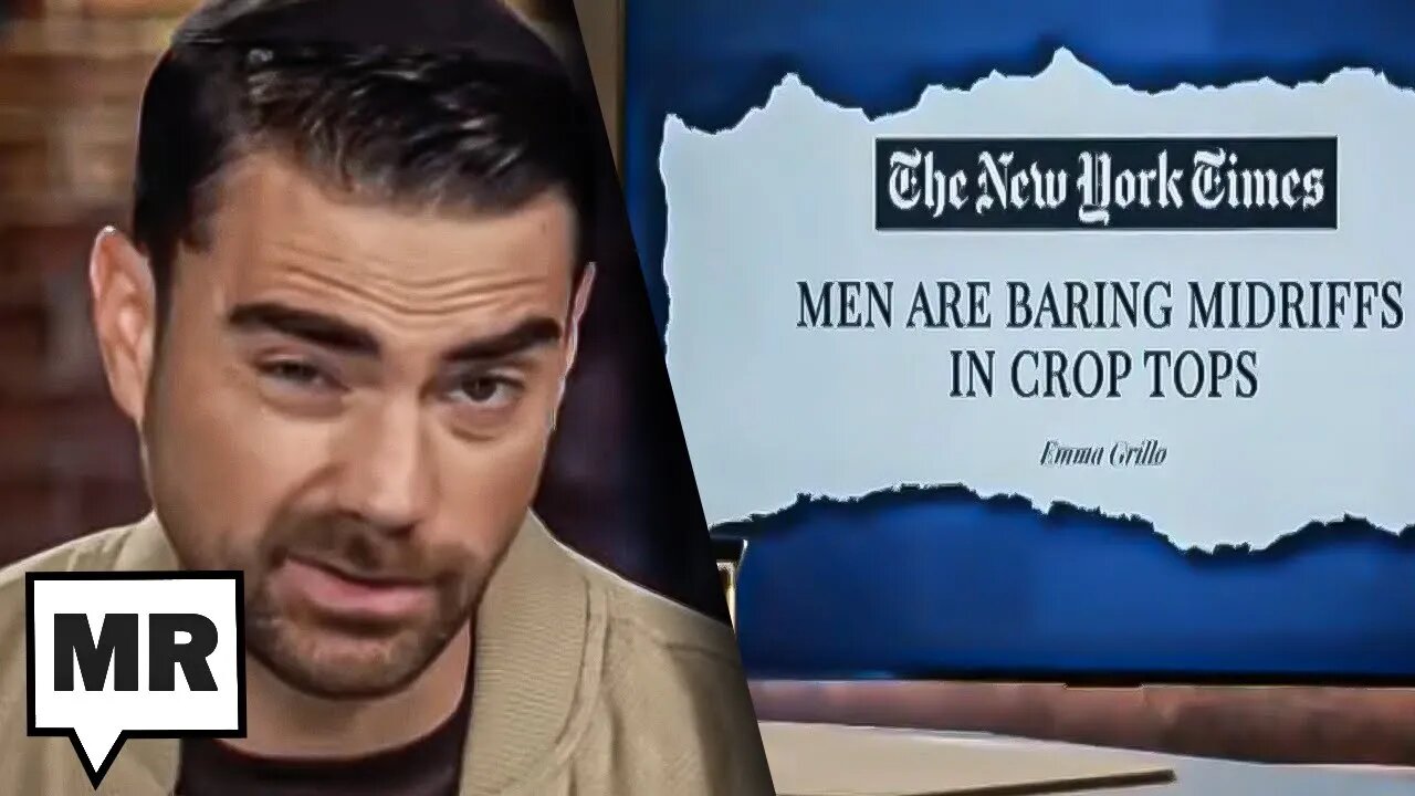 Ben Shapiro TERRIFIED Of Men In Crop Tops