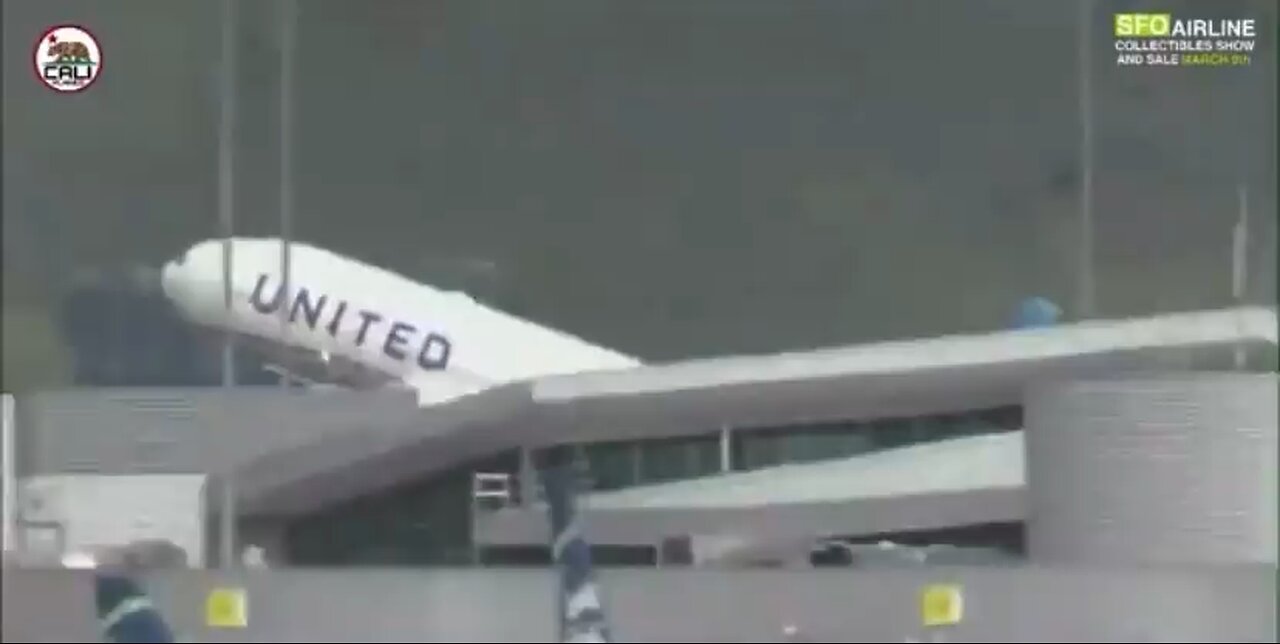 A tire detached from a United Airlines plane as it took off from San Francisco International Airport