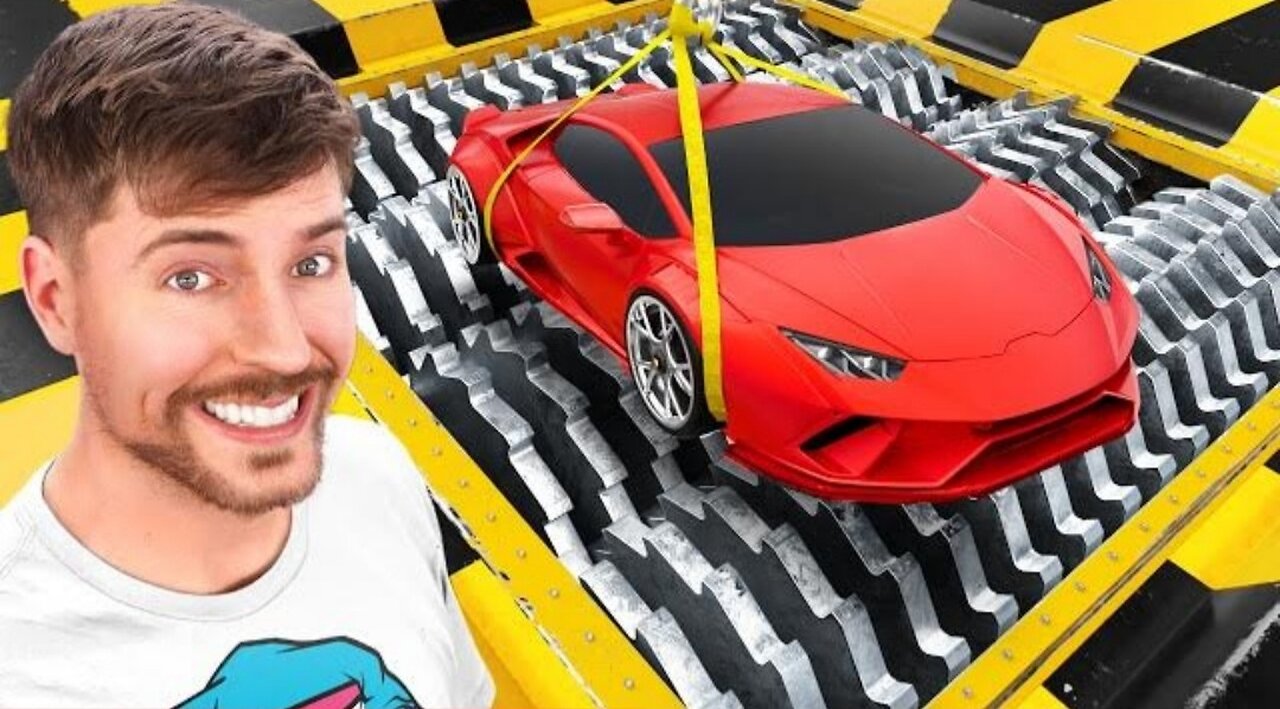 Mrbeast. Lamborghini Vs Shredder