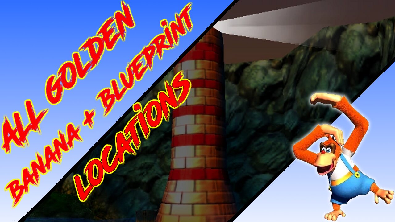 Donkey Kong 64 - Gloomy Galleon - Lanky Kong Golden Banana + Blueprint (Kasplat) Locations