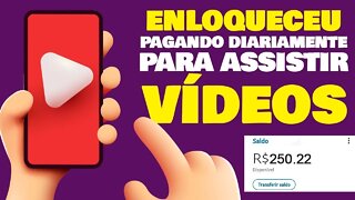 [ENLOQUECEU] Aplicativo PAGANDO DIARIAMENTE via PayPal para Assistir Vídeos - USE POUCO PAGA MUITO