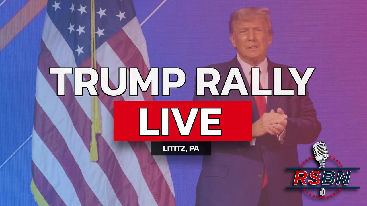 LIVE REPLAY: President Trump Holds a Rally in Lititz, PA - 11/3/24