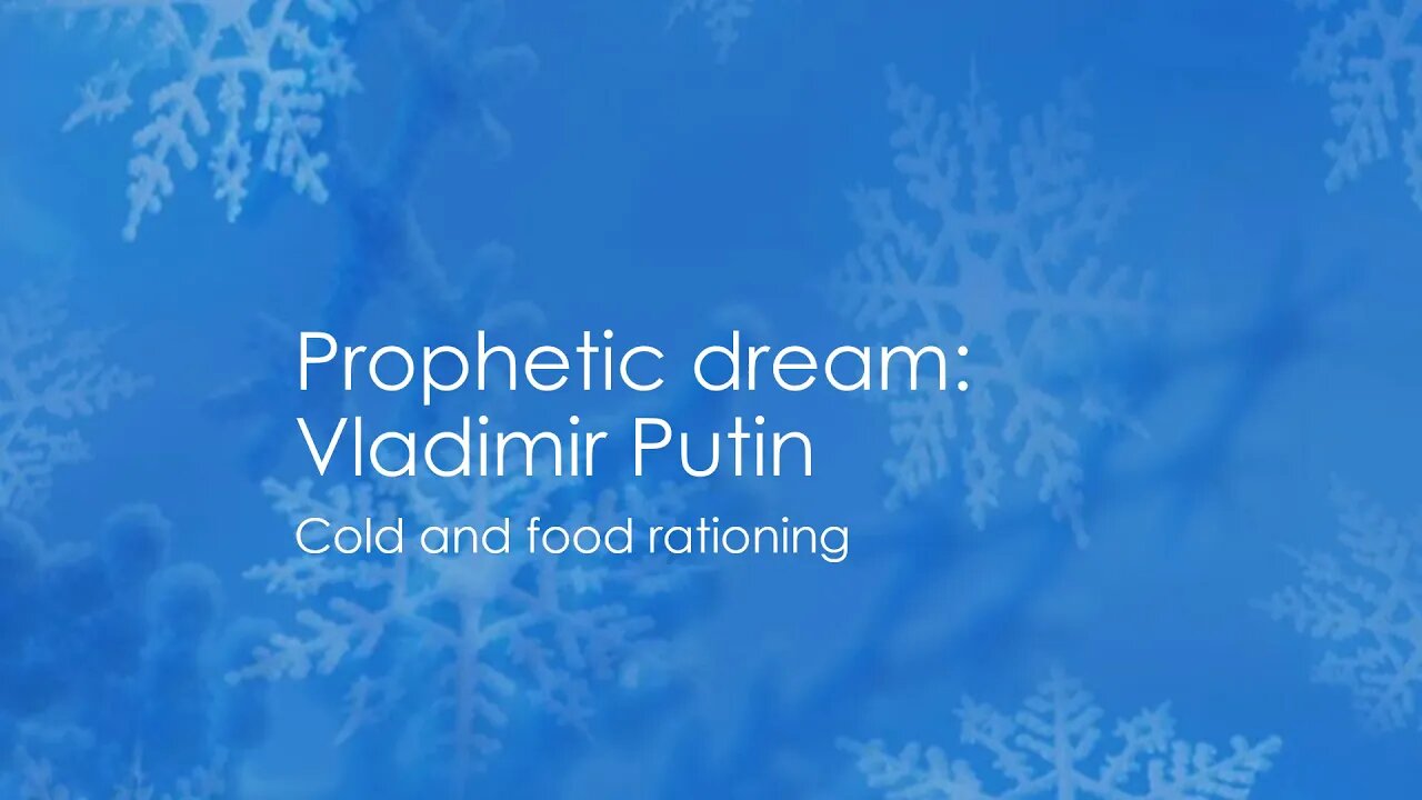 Prophetic dream: Vladimir Putin