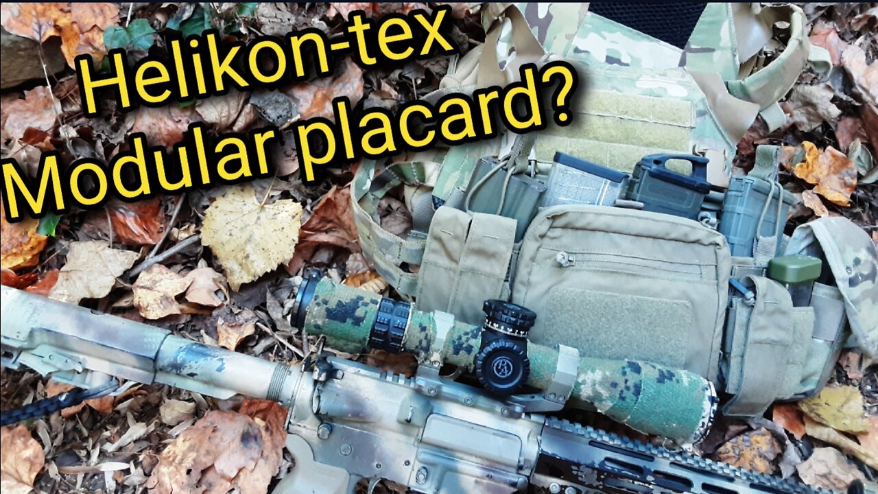 Helikon-tex mini chest rig as placard? #gear @HelikonTex