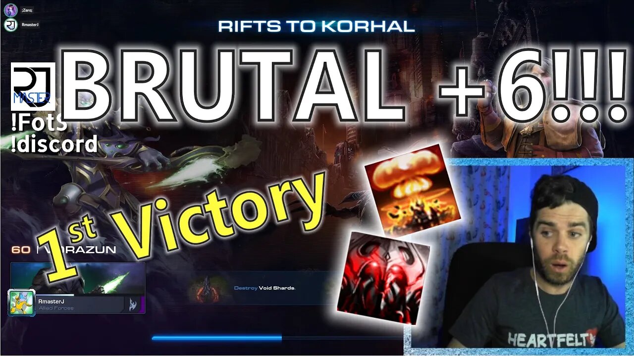 Frist EVER Victory on Brutal +6 StarCraft 2 CO-OP w/ Zero (Vorazun & Mengsk)