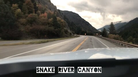 Driving from Afton Wyoming to Jackson hole Wyoming.