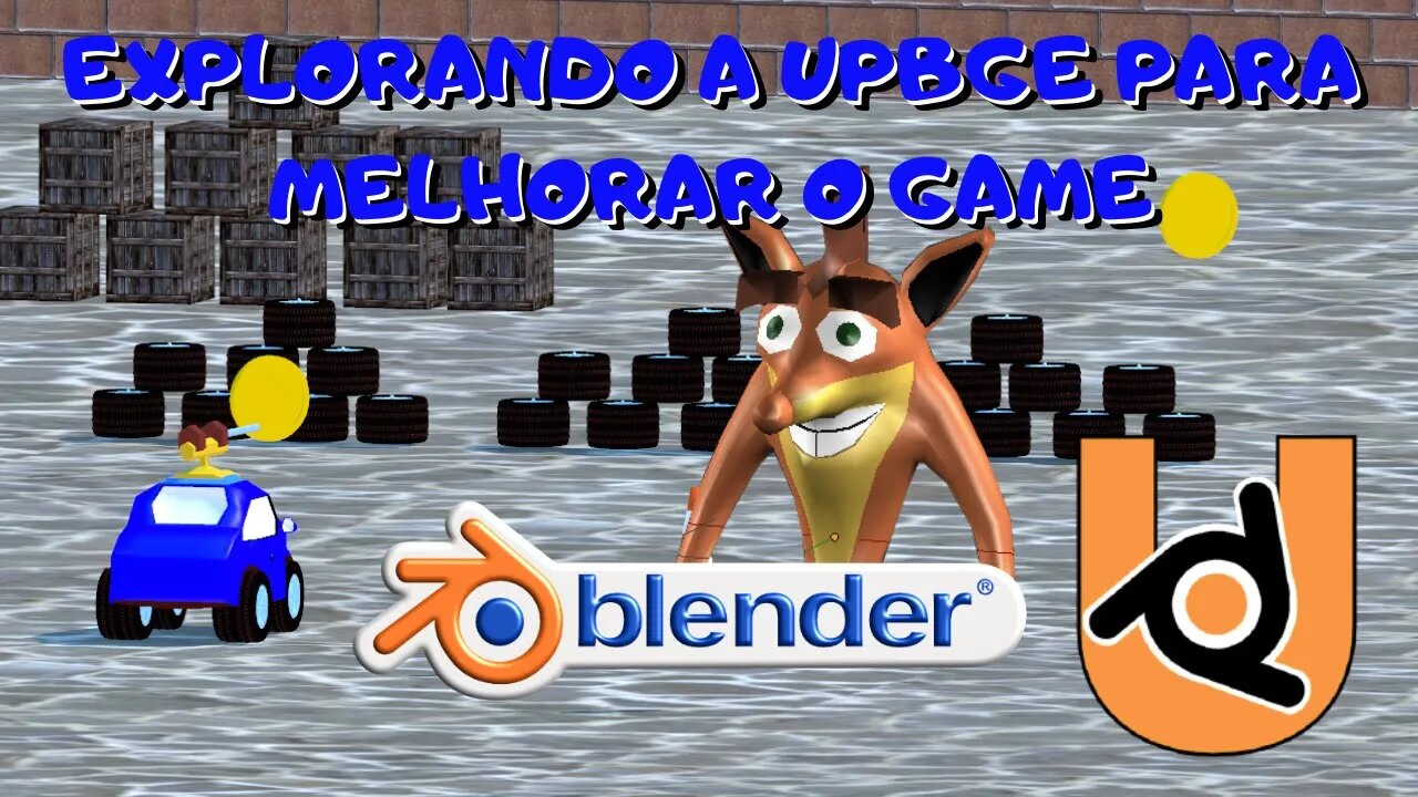 BGE PARA GAMES - UPBGE EXPLORANDO AS OPÇÕES PARA MELHORAR O SEU GAME