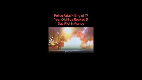 Fatal Police Shooting France Riots 🇫🇷