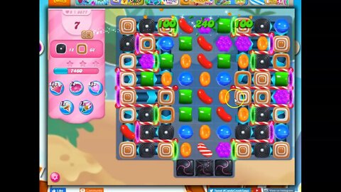 Candy Crush Level 3877 Talkthrough, 19 Moves 0 Boosters