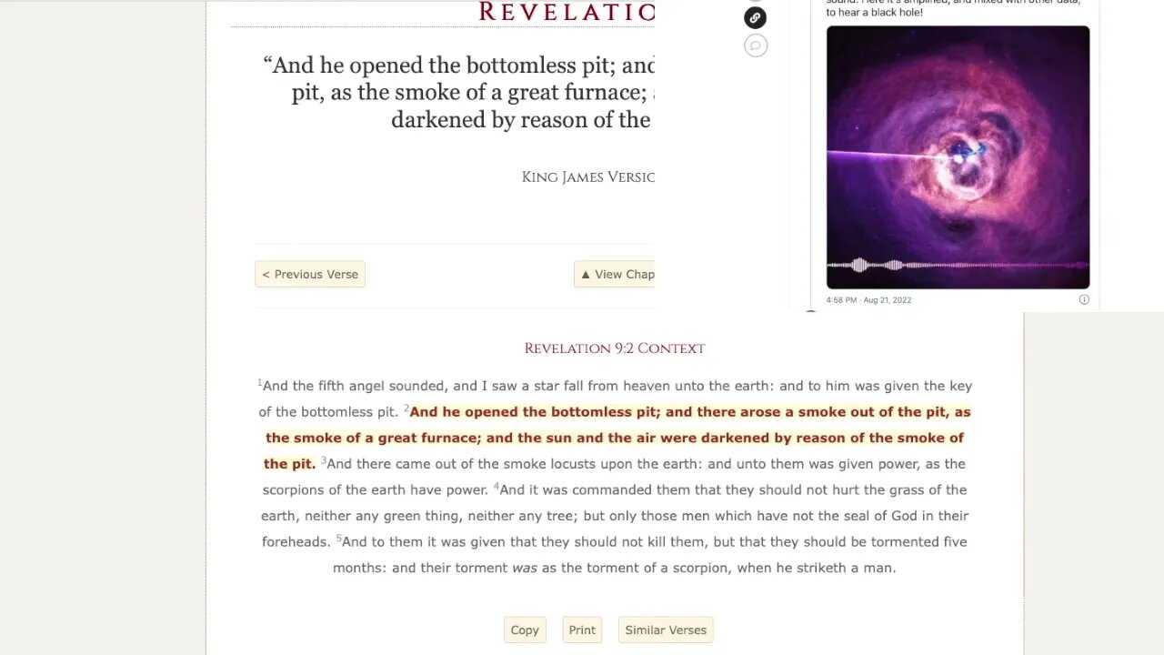 Revelation 9:1-5 - Scriptures Read Aloud