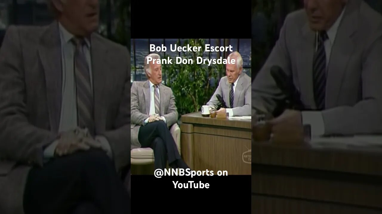 Funny Sports Pt 1. Bob Uecker Escort Prank on Don Drysdale #dodgers #shorts #mlb #comedy #ymh #viral