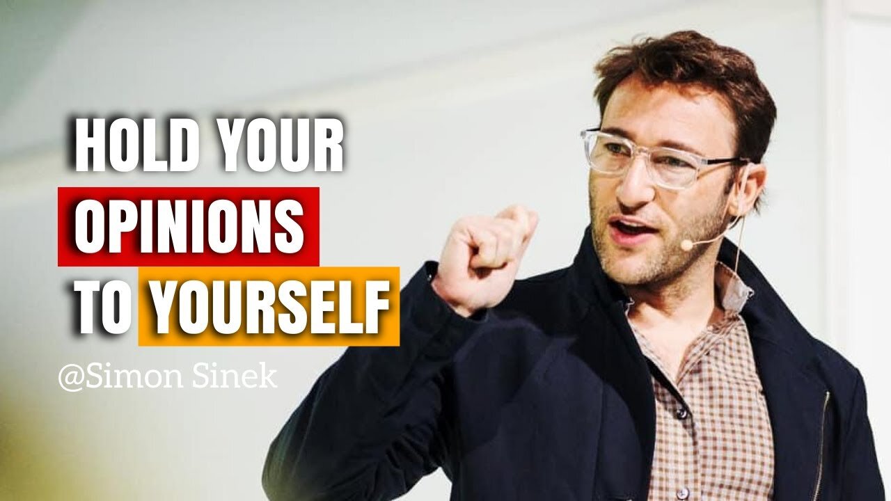 This Is Why You Should Always Speak Last - Simon Sinek Inspiring Speech