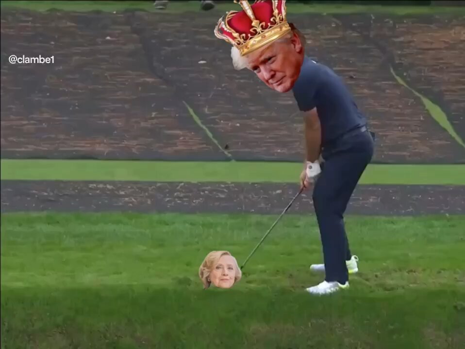 Best hole in one by President Trump!