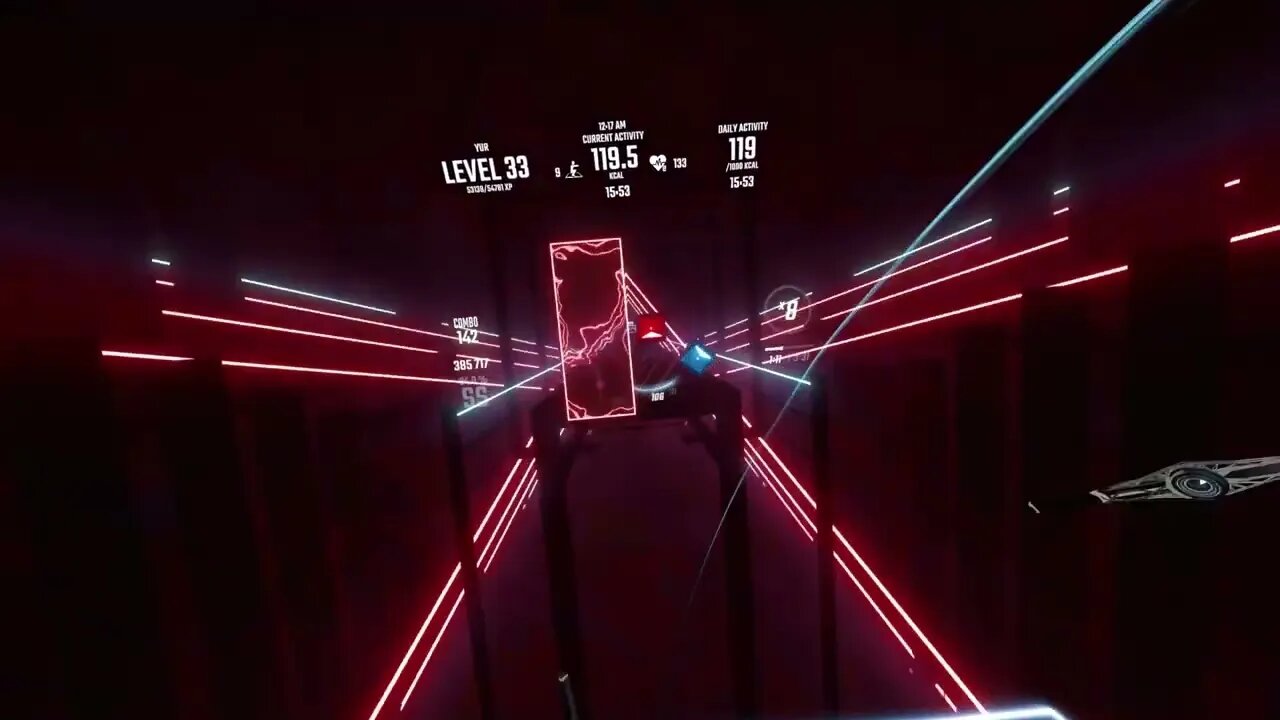 $100 Bills (Camellia's "215$-Step" Remix) but it's played on Quest with Virtual Desktop