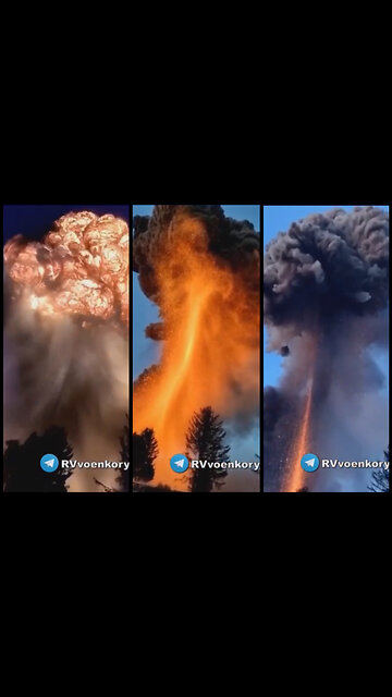 Khmelnytskyi: Video footage of massive explosions at close range