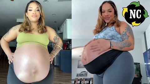 A barriga desta mãe continua crescendo,ninguém acredita quando ela diz quantos filhos está esperando