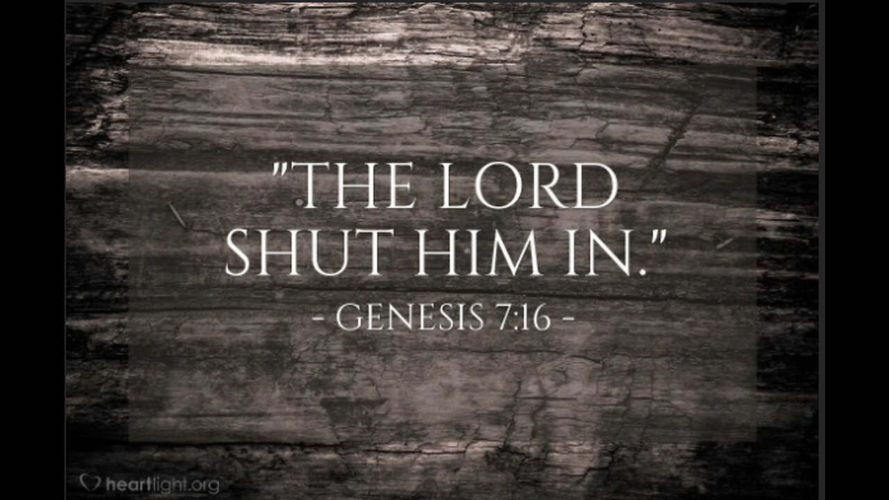 Genesis Chapter 7. Noah's faith in God saved man and beast. (SCRIPTURE)