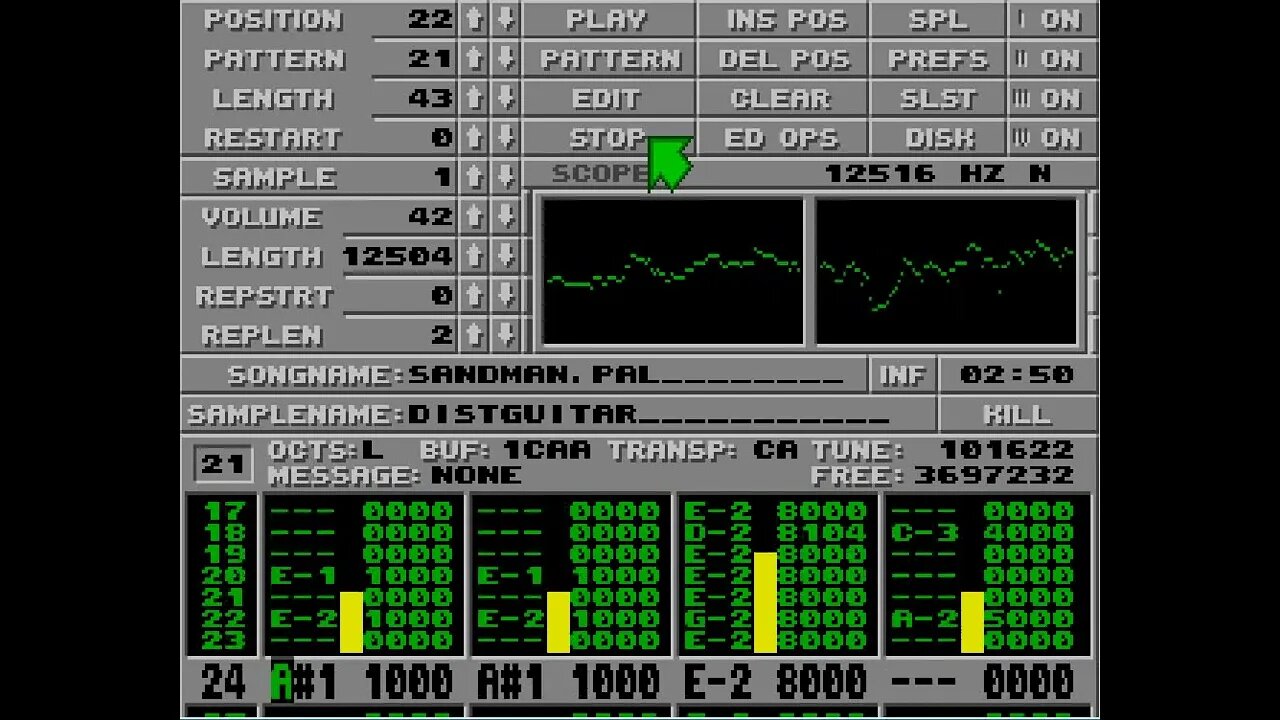 Atari ST Protracker Mods - Enter The Sandman