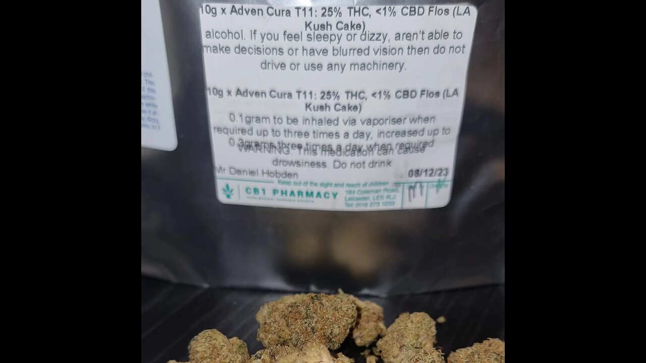 New - Adven - 'La Kush cake' 25% thc