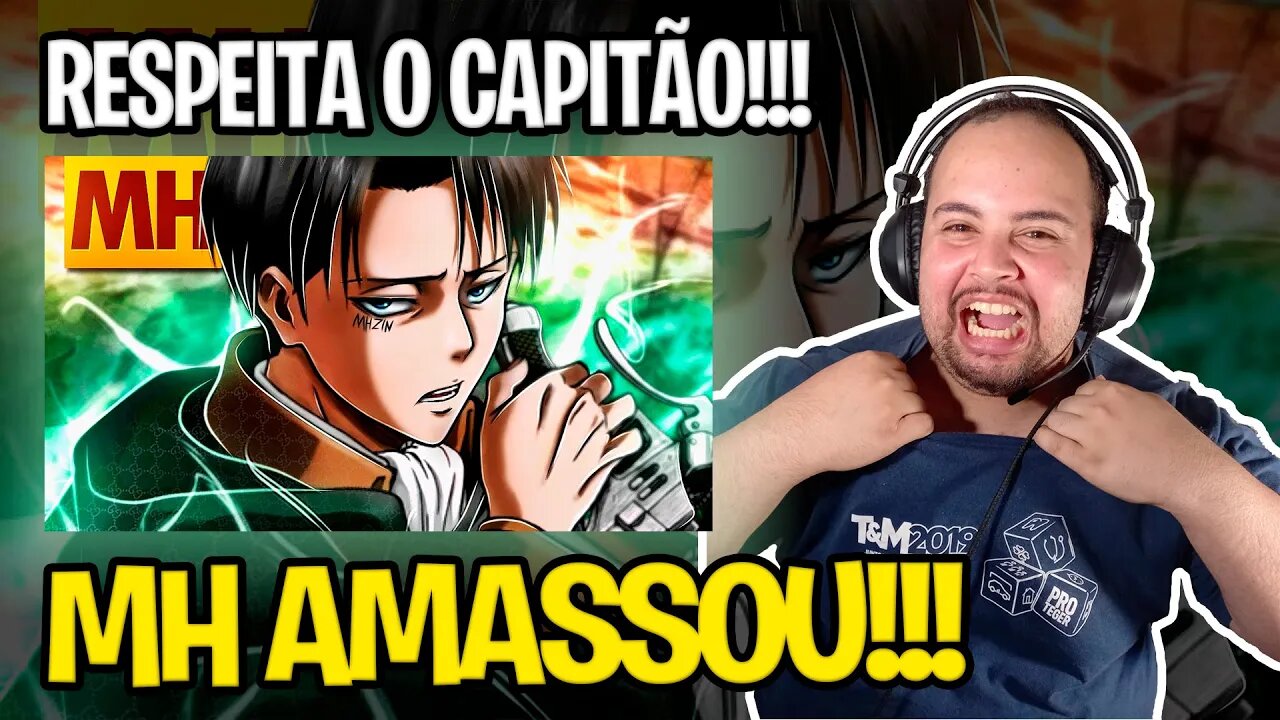 REACT Tipo Levi 😠🔪 (Attack on Titan) | Style Trap | Prod. Sid | MHRAP