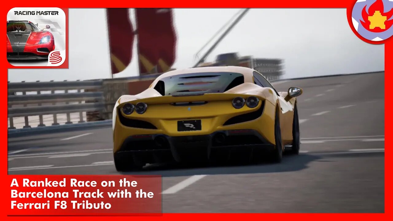 A Ranked Race on the Barcelona Track with the Ferrari F8 Tributo | Racing Master