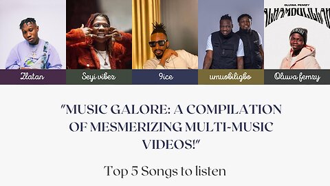 🔥🔥🎵”Top 5 Songs with good lyrics to listen