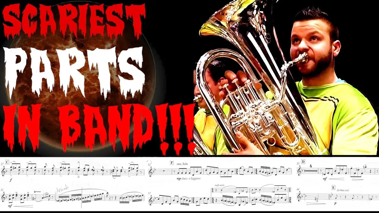 SCARIEST EUPHONIUM and CORNET PARTS in BAND - HORROR GUARANTEED!!!