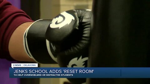 Jenks school adds 'Reset Room'