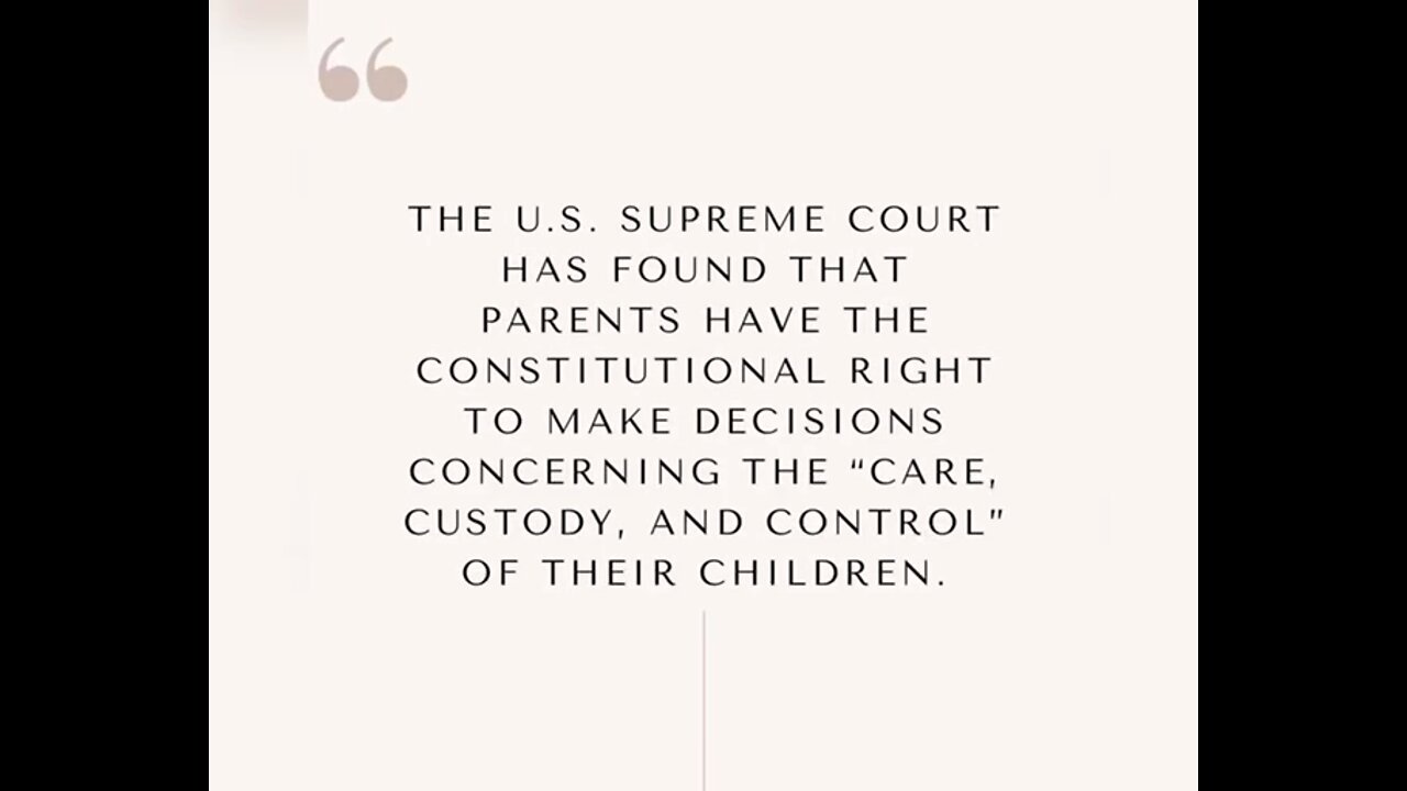 Supreme Court: Parental Rights! Protect the children, fight for your children’s future!