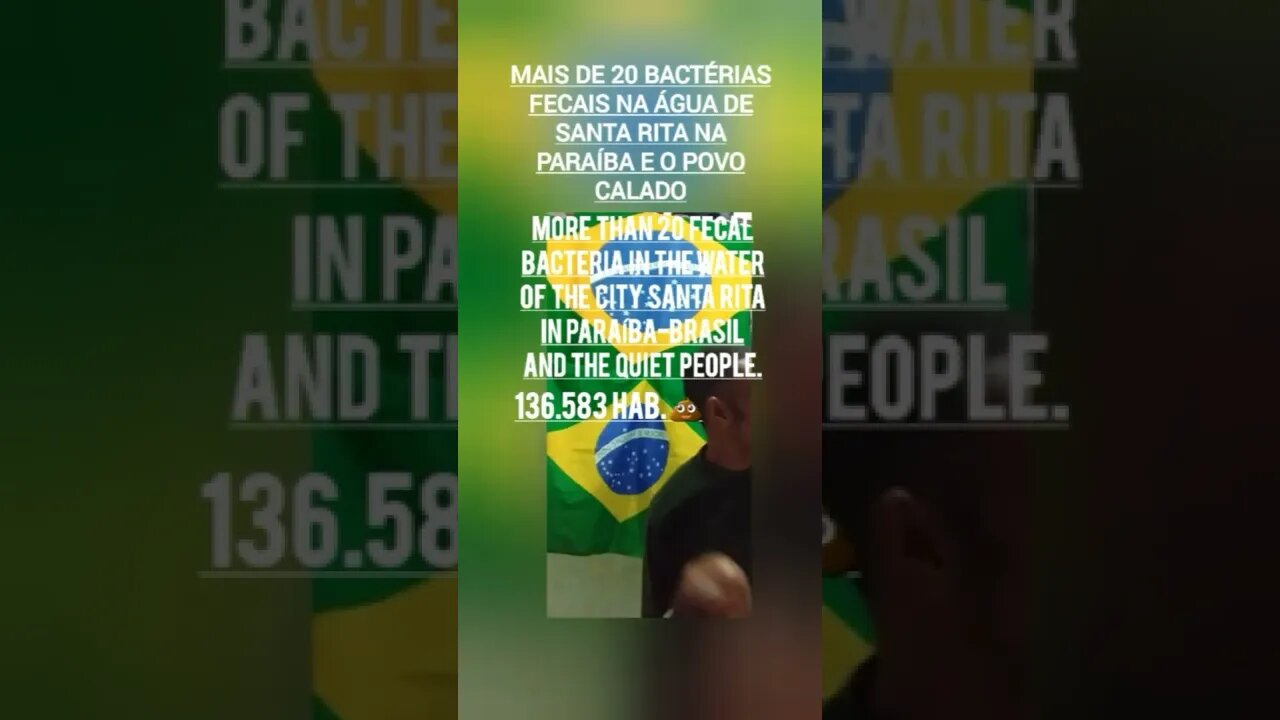 Bactérias fecais na água de SANTA RITA- PB/Fecal bacteria in the water-Santa Rita- PB/Brasil