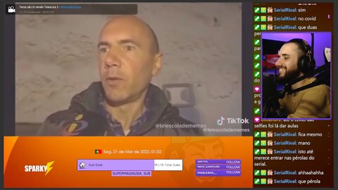 SPARKY REAGE A UMA INFORMACAO DRAMATICA xD