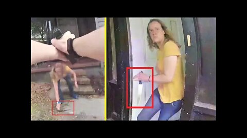 Body Cam Woman Stabs Female Officer - Jacksonville Sheriff's Office - April - 11-2020