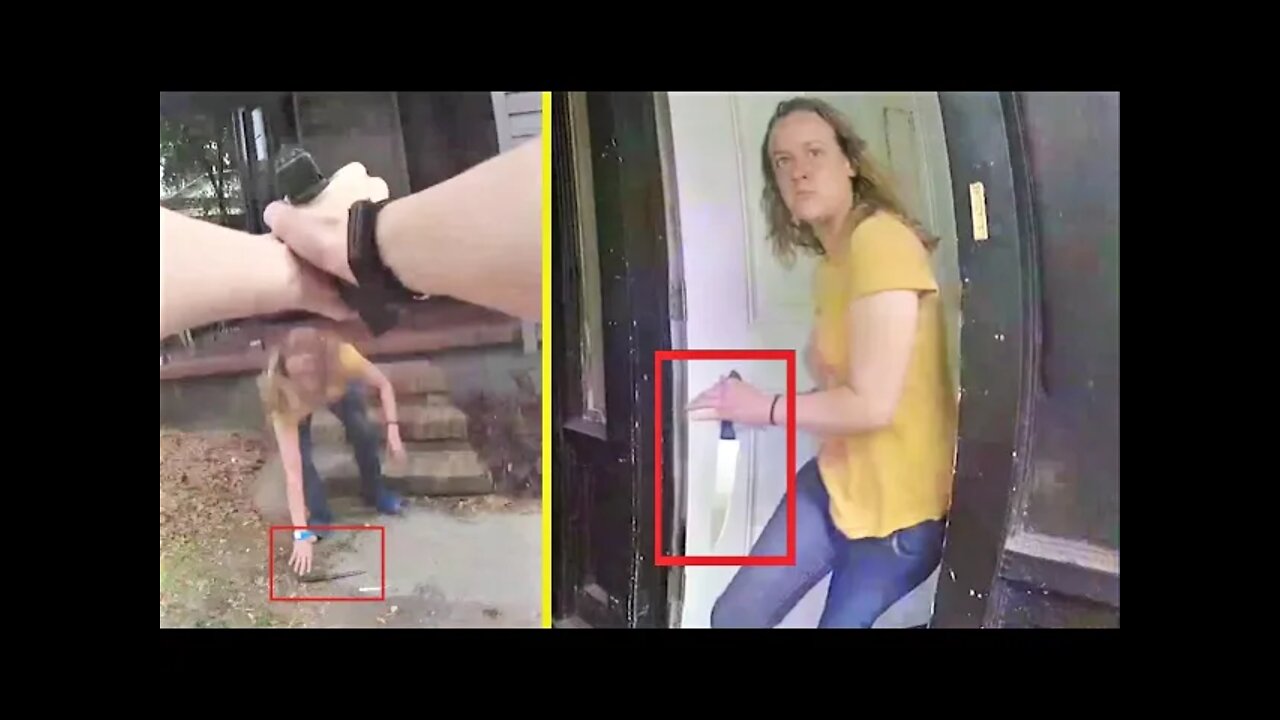 Body Cam Woman Stabs Female Officer - Jacksonville Sheriff's Office - April - 11-2020