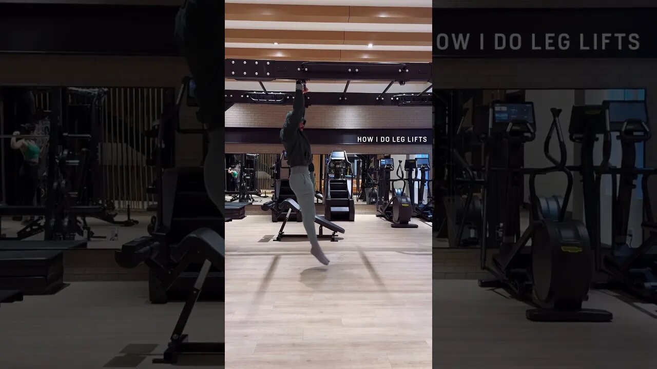 How Calisthenic Athletes do Leg Lifts #shorts