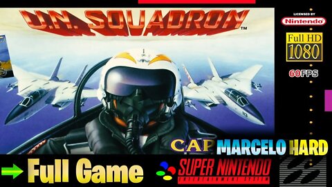 U.N. Squadron - Super Nintendo (Full Game Walkthrough)