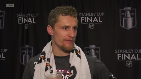 Nico Sturm talks team's OT victory