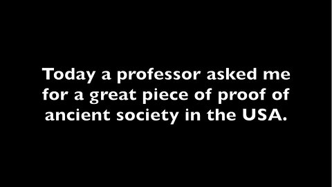 Ancient Evidence in the USA