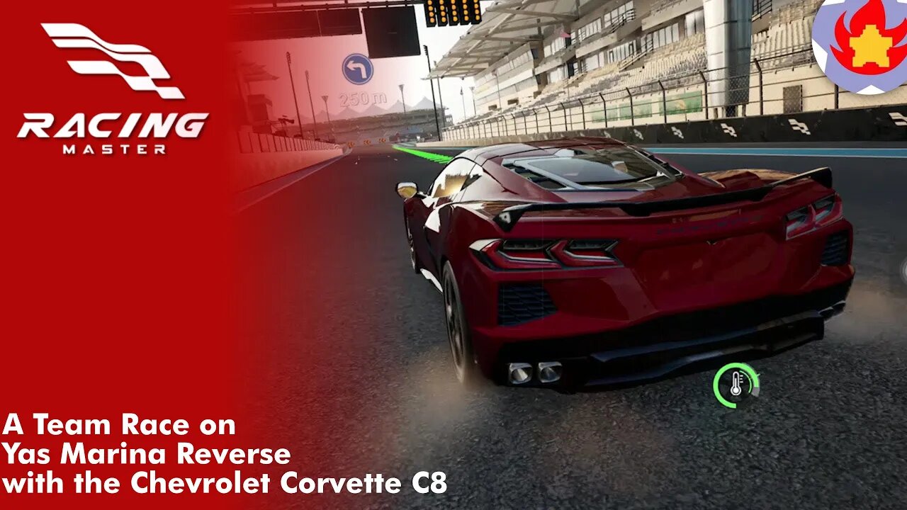 A Team Race on Yas Marina Reverse with the Chevrolet Corvette C8 | Racing Master