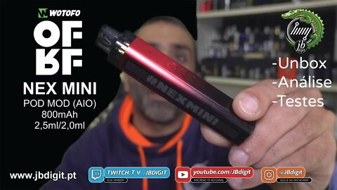 [PT] OFRF NexMini PodMod (Aio) - 800mAh - 2,5ml/2,0ml - pequenino mas....