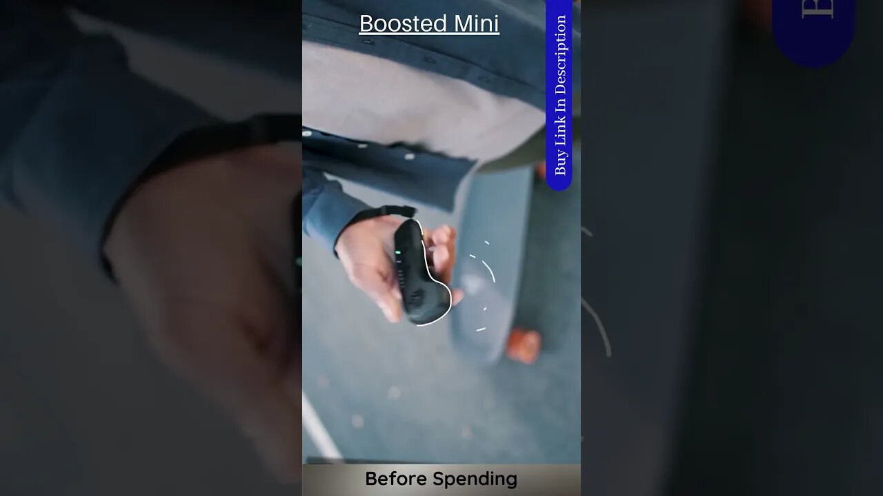 Boosted Mini ⛷😌 - Electric Skateboard | Best Skateboard | Before Spending #Shorts #BeforeSpending