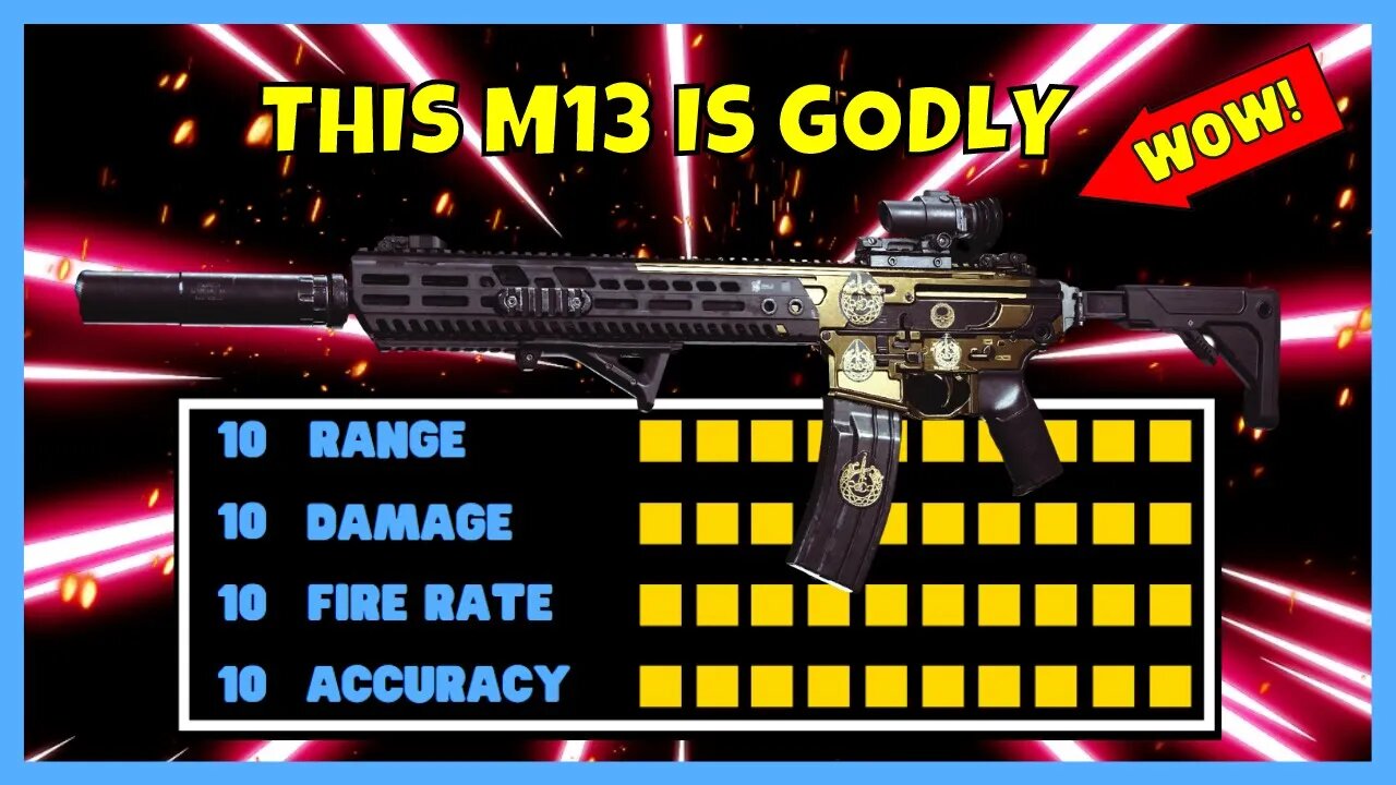 The M13 is GODLY on Rebirth Island 🔥 | Best M13 Class Warzone