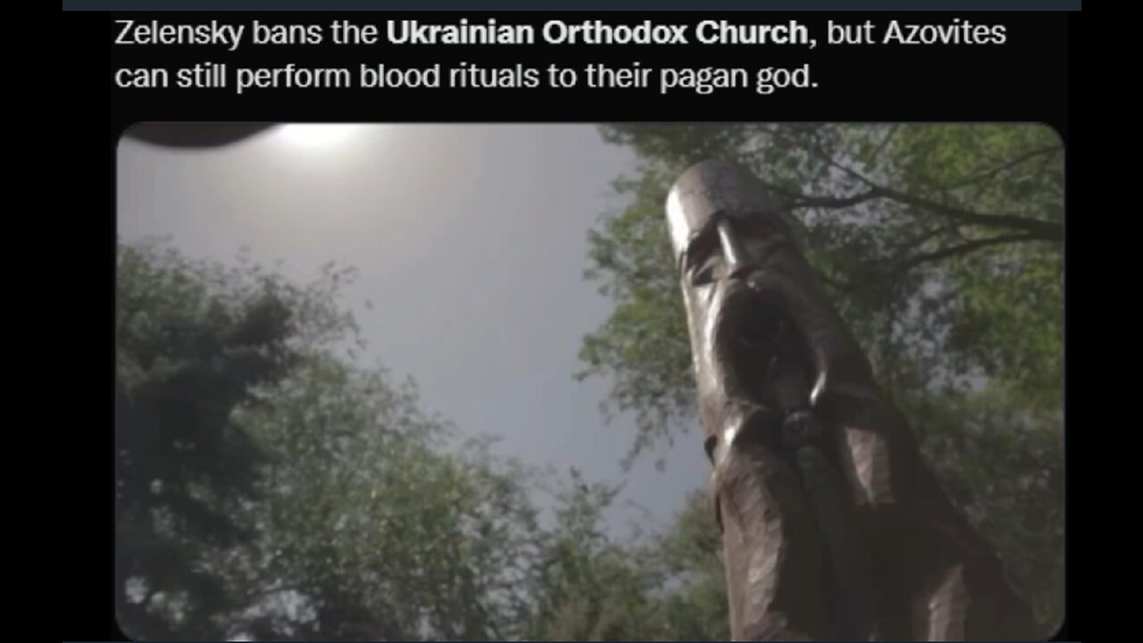 Christians persecuted, but paganism is flourishing in Ukraine. Ukrainian soldiers protest!!!