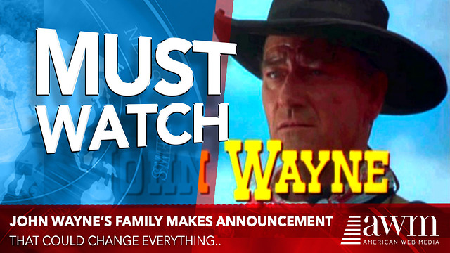 John Wayne's Family Makes A Stunning Announcement