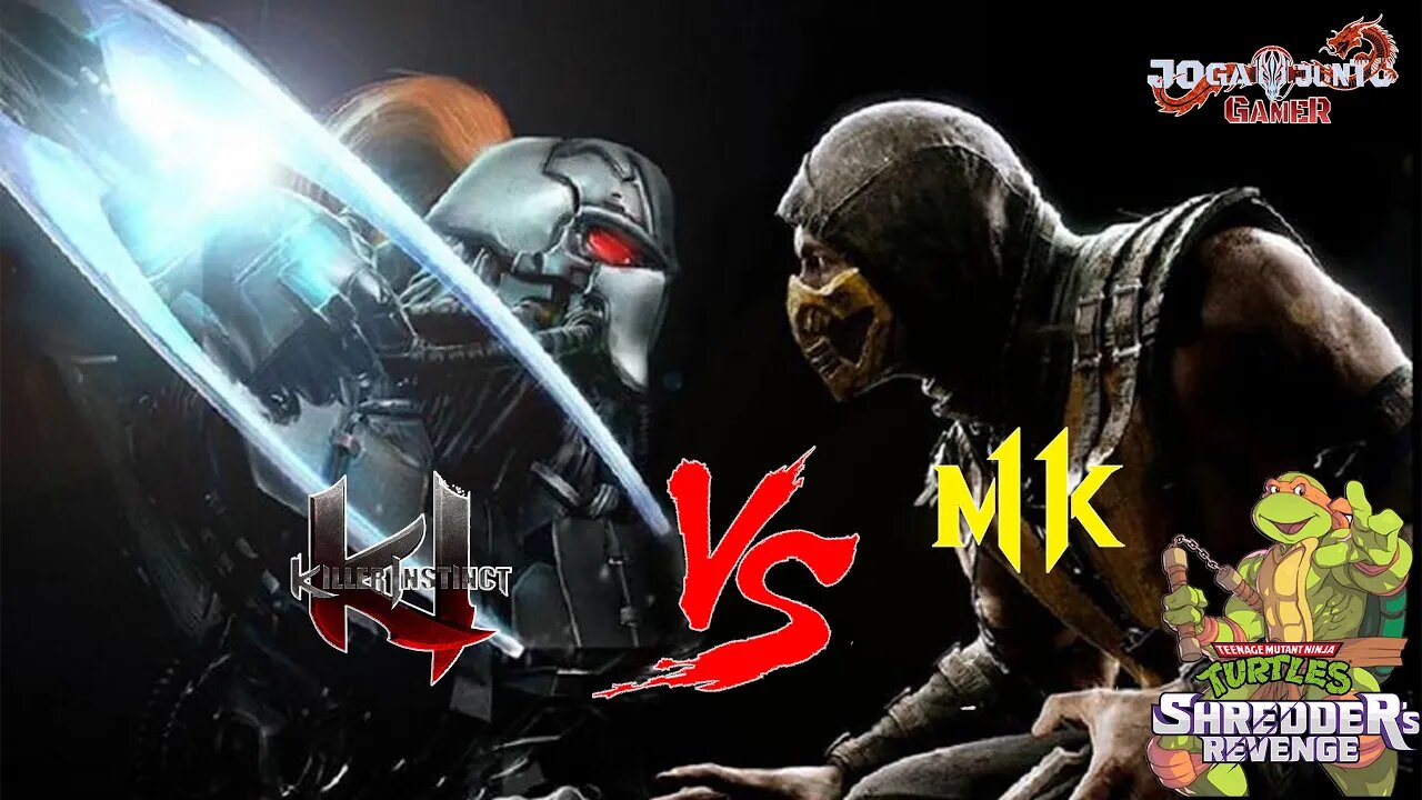 🔴MK 11 Vs Killer Instinct | Qual Melhor jogo de luta? Plus TMNT:Revenge 🔴!salve !cmd !PC !Pc2