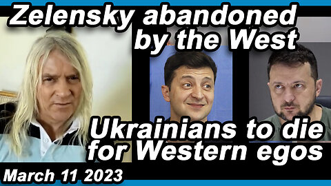 Zelensky abandoned by West. Ukrainians dying for Western egos.