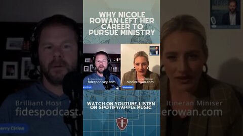 Nicole Rowan on Fides Podcast: How She Got into Ministry