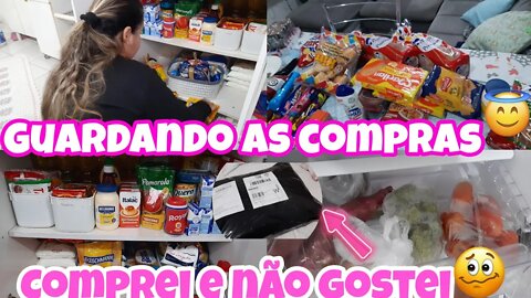 GUARDEI AS COMPRAS// COMPRINHA PRO LAR, NÃO GOSTEI👎//ORGANIZAÇÃO COM POTE DE SORVETE